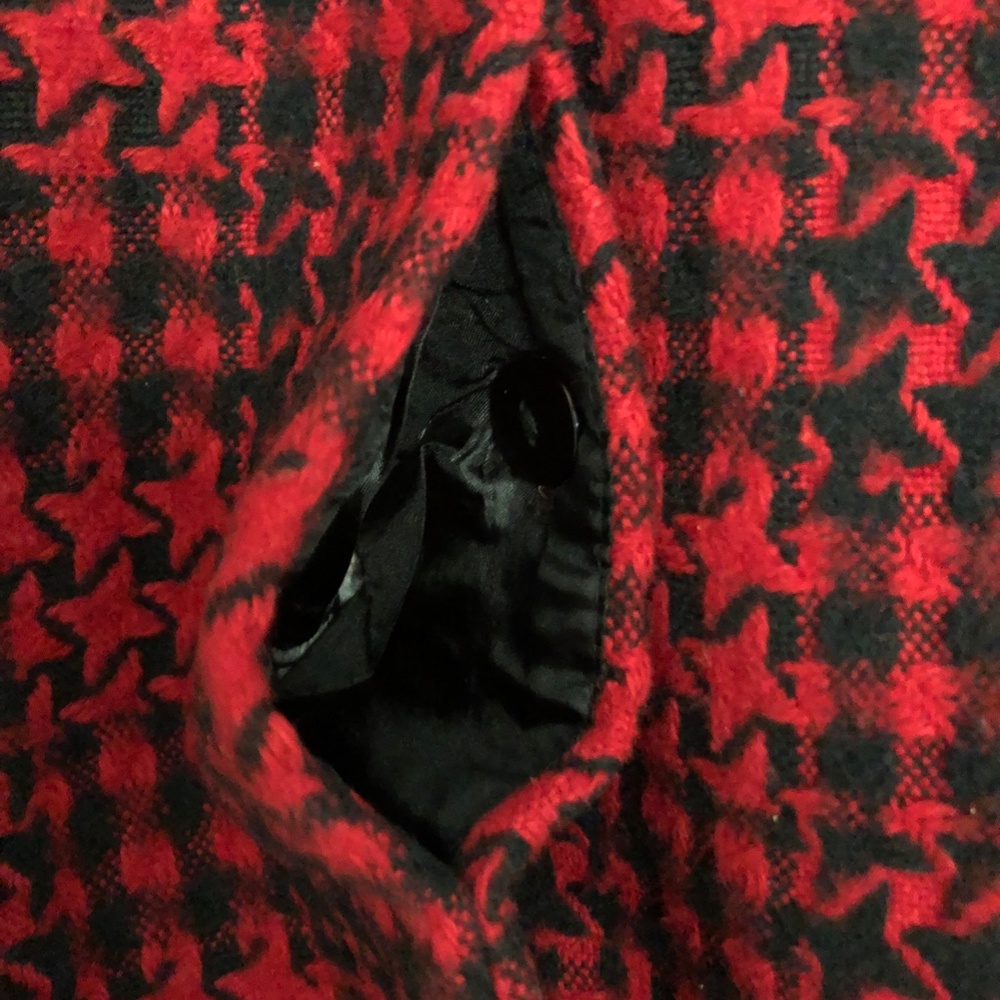 Single Breasted Long Red Coat - image 7